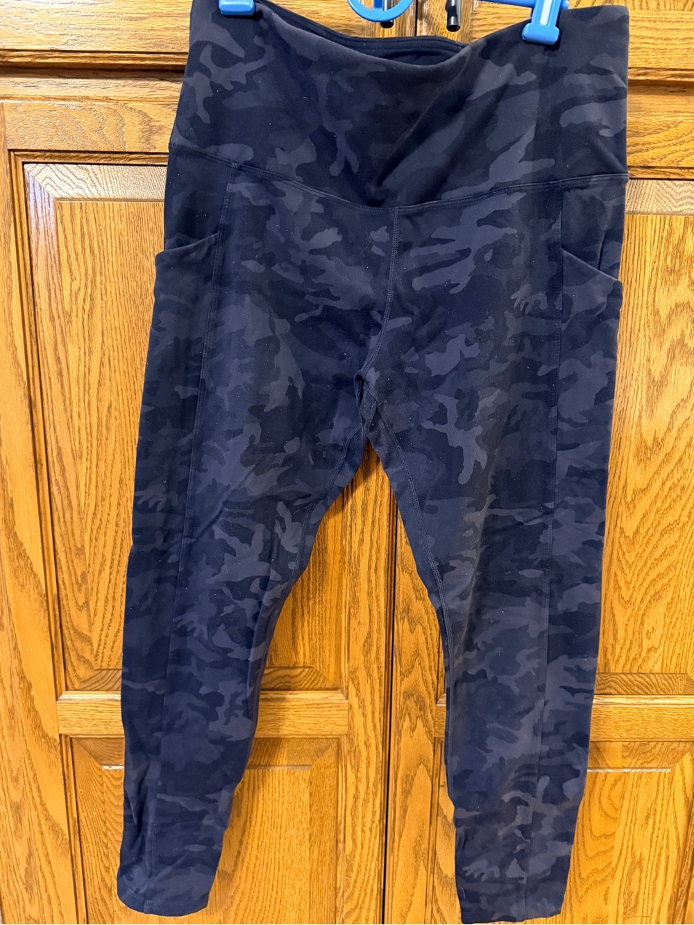 Tuff Athletics Black Camouflage Leggings